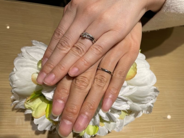 姫路市でパイロットブライダルの結婚指輪をお選びいただいた方の口コミ
