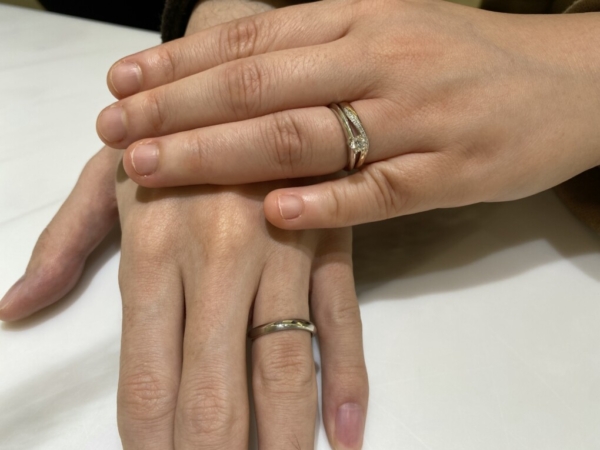 兵庫県神戸市　LAPAGEの結婚指輪をご成約頂きました