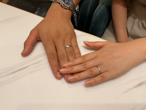 【大阪府・高槻市】IDEAL Plusfortの結婚指輪をペアでご