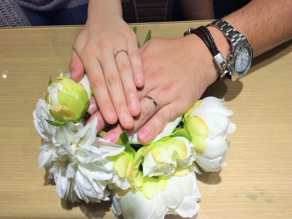 兵庫県 姫路市　『アムールアミュレット』の結婚指輪をご成約
