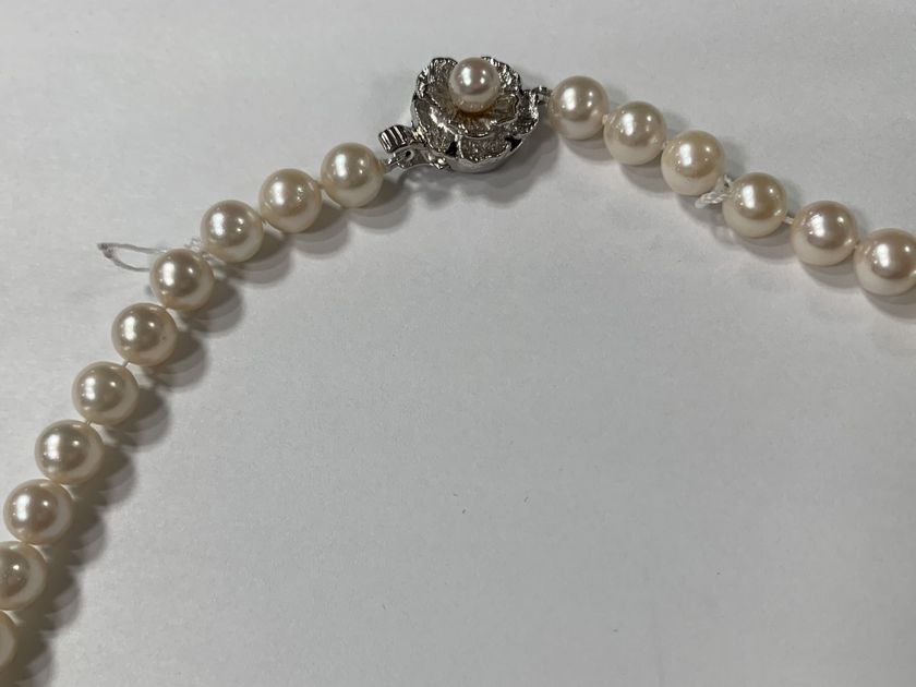 garden姫路のジュエリー修理例｜真珠の糸替え修理Before