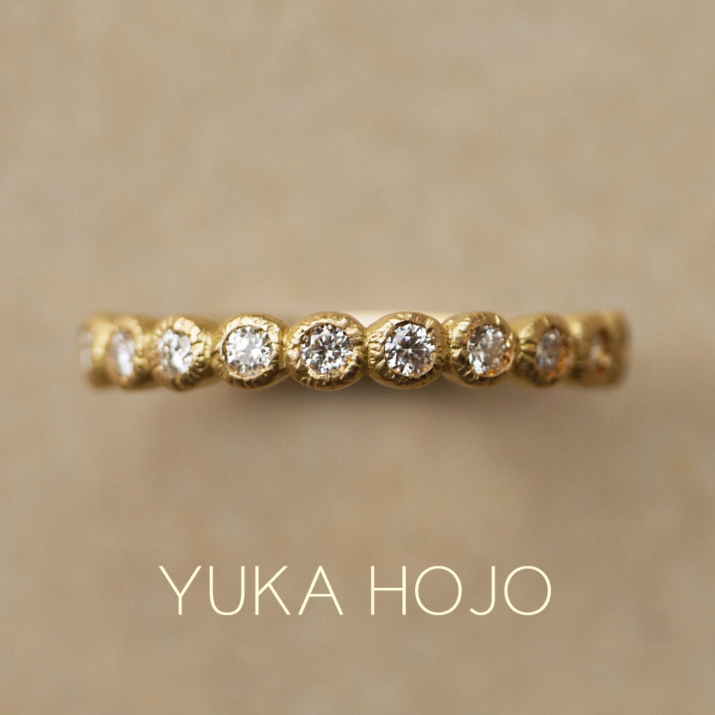 YUKA HOJOのプロポーズに和歌山女子おすすめ婚約指輪デザインBloom　実り