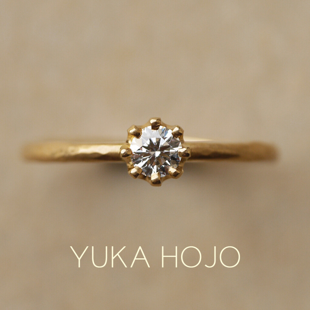 和歌山でおすすめYUKA HOJOの婚約指輪（プロポーズリング）Capri　カプリ