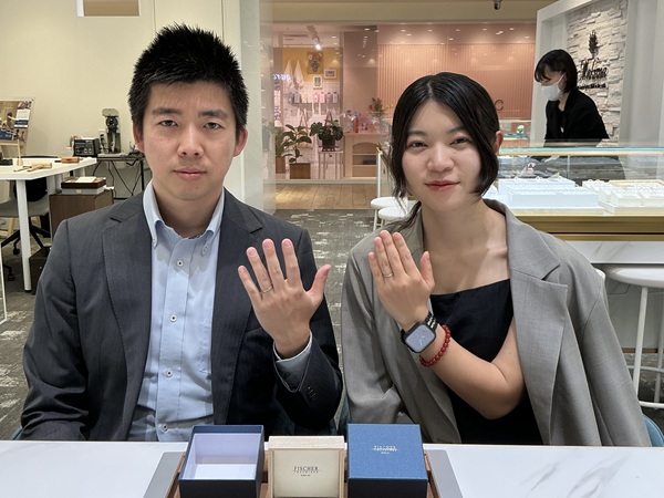 【奈良県・奈良市】FISCHERの結婚指輪をペアでご成約いただきま