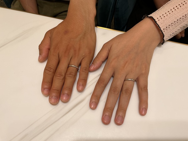 【愛知県・春日井市】Pilot Bridalの結婚指輪をペアでご成