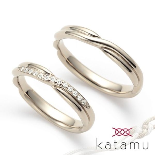 Katamu 縁 鍛造 結婚指輪