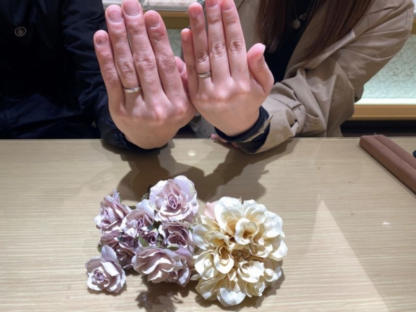 兵庫県姫路市「Katamu」の結婚指輪をご成約頂きました。