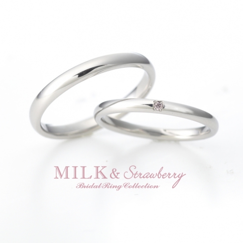 MILK&Strawberryオーラ結婚指輪