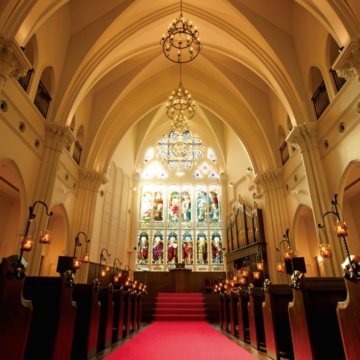 大阪のサプライズプロポーズ 神戸セントモルガン教会