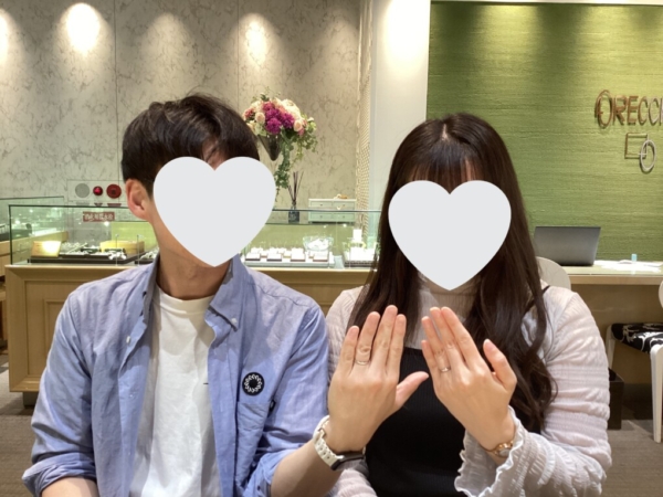 【大阪・大阪市西区】RosettE/SP(ロゼットエスピー)の結婚指輪をペアでご成約いただきました。