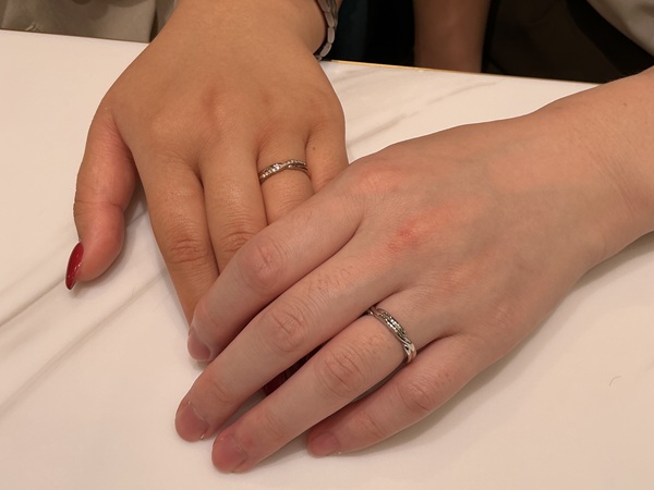 【大阪市生野区・寝屋川市】katamuの結婚指輪をペアでご成約いた