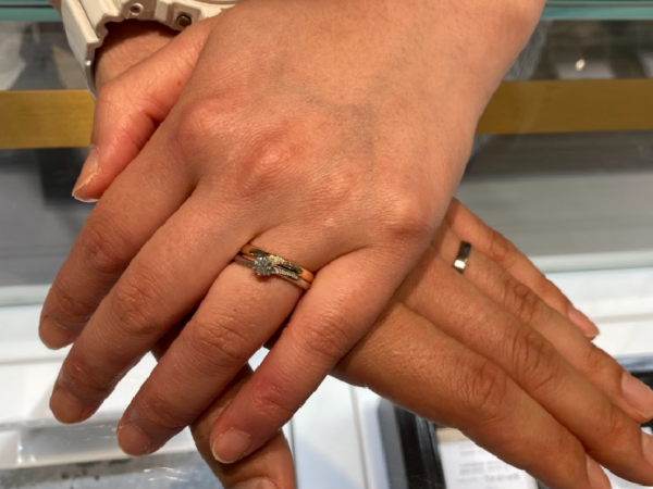 【加古川市】FISCHERの結婚指輪をご成約頂きました。