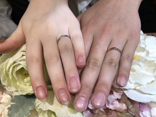 兵庫県宍粟市「nocur」と「Mariageent」の結婚指輪をご成約頂きました