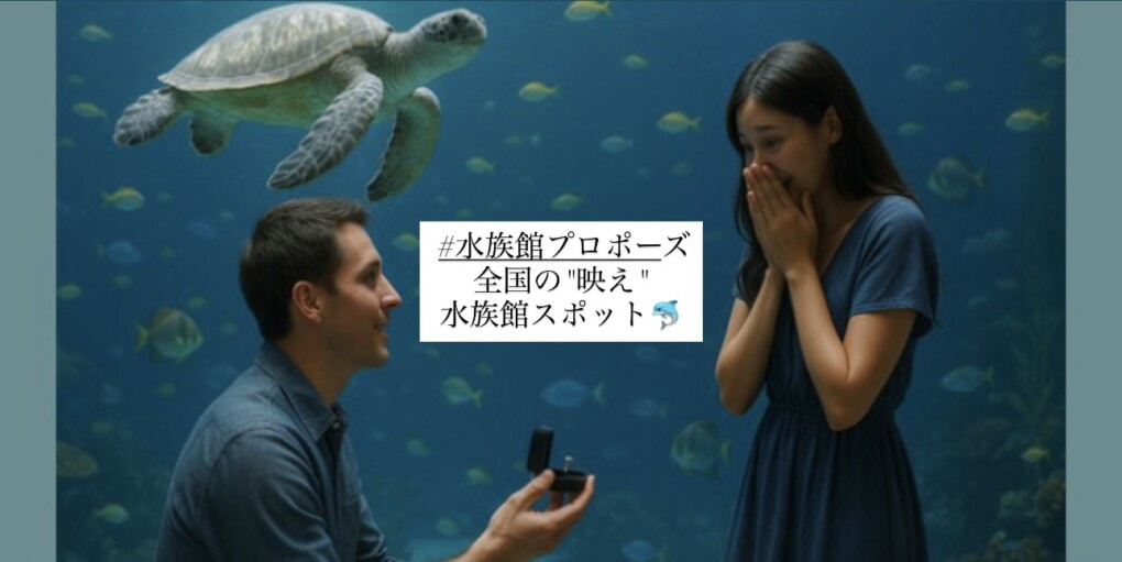 ＃水族館プロポーズ が今アツい！全国の”映え”水族館スポットまとめ