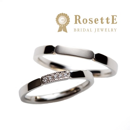 アンティーク調でインスタで人気のブランドRosettE（ロゼット）の結婚指輪Grove（木立ち）