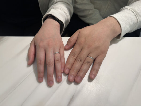 加古川市よりご来店「FISCHER」の結婚指輪をご成約いただきまし