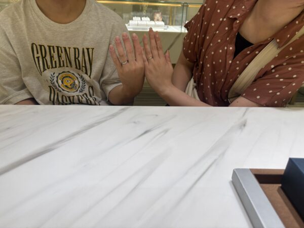 神戸市西区よりご来店「FISCHER」の結婚指輪をご成約いただきま