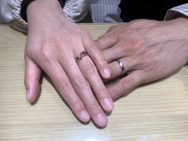 神戸市北区よりご来店「結婚指輪」をご成約