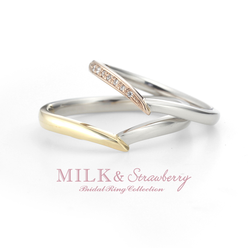 MILK&Strawberryシュエット結婚指輪