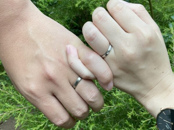 東大阪市｜丈夫で強い鍛造製法のフィッシャーの結婚指輪のをご成約いただきました