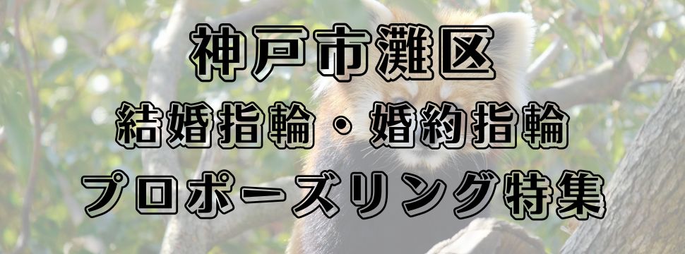 神戸市灘区の結婚指輪と婚約指輪とプロポーズリング特集のイメージ画像