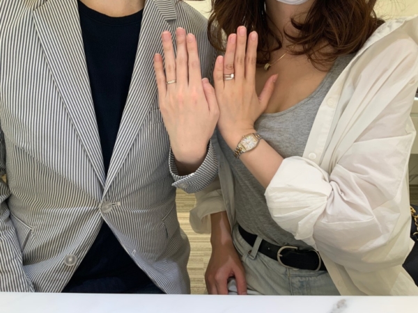 神戸市灘区 FISCHERの結婚指輪をご成約頂きました