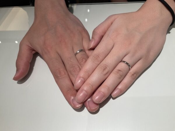 大阪府堺市中区  ロゼットとソナーレの結婚指輪をご成約頂きました