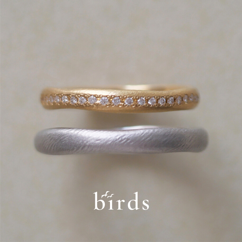 birdsの結婚指輪でfloat