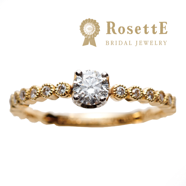 婚約指輪　テイスト別人気デザイン アンティーク調の婚約指輪