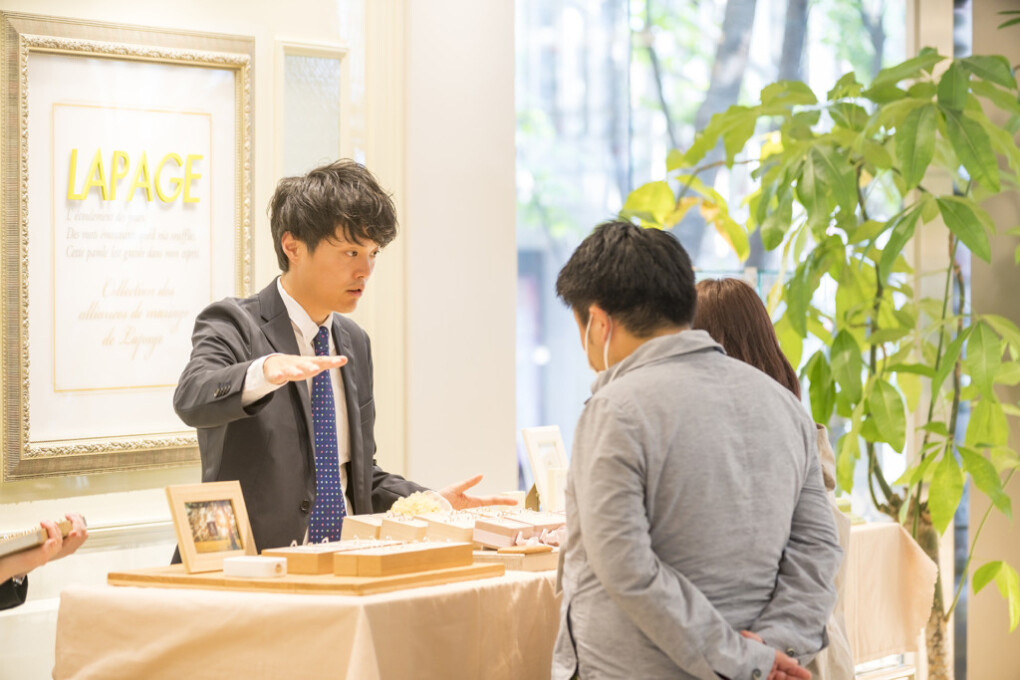 gardenフェスタin奈良の指輪選びのイメージ
