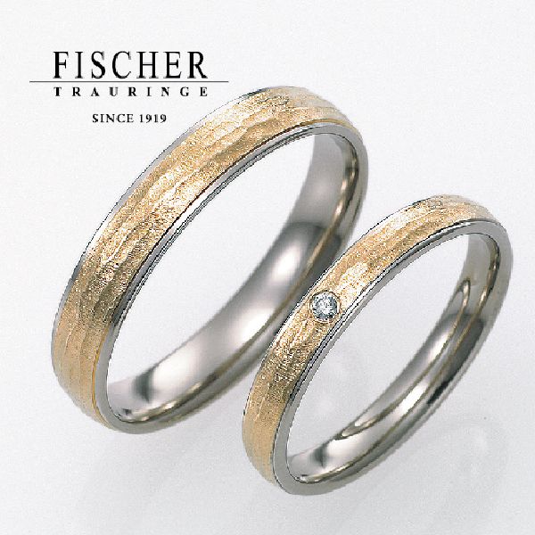 garden姫路ブルべの結婚指輪FISCHER