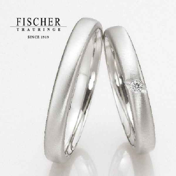 結婚指輪「FISCHER」平甲丸