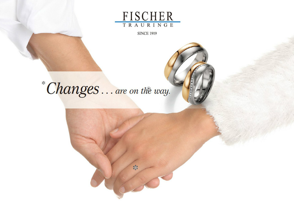 大阪で人気の鍛造製法のコンビリングの結婚指輪特集　FISCHER