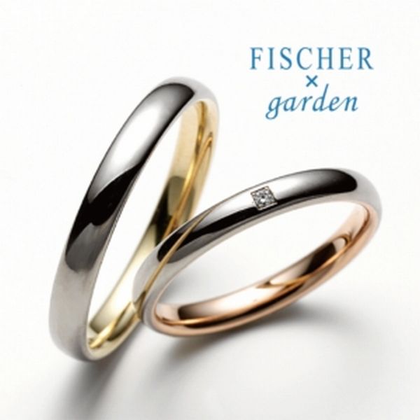 姫路Pt999高純度プラチナ結婚指輪FISCHER８
