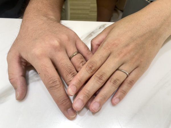 兵庫県明石市　RosettEの結婚指輪をご成約頂きました