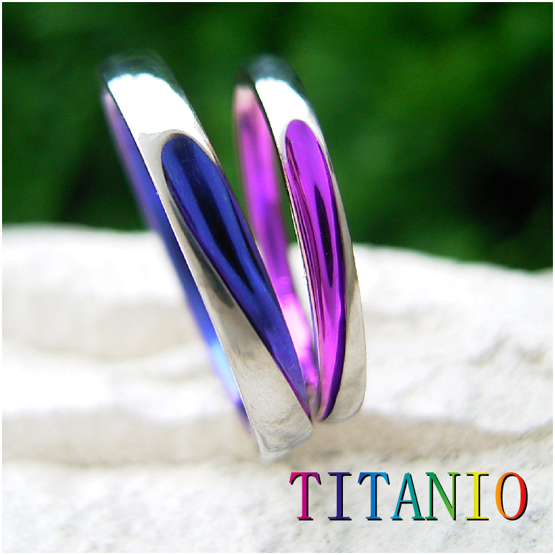 アレルギーフリーの結婚指輪でティタニオのデザイン3