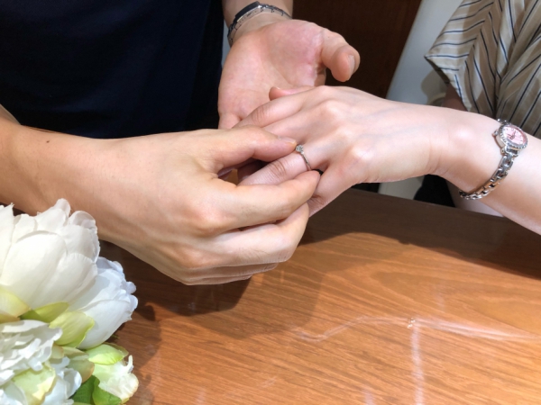 兵庫県たつの市 LAPAGEの婚約指輪