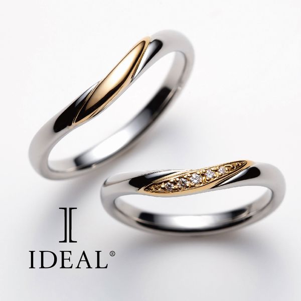 大阪梅田で人気の結婚指輪シンプルな鍛造製法結婚指輪IDEAL～Joie(ジョワ)～