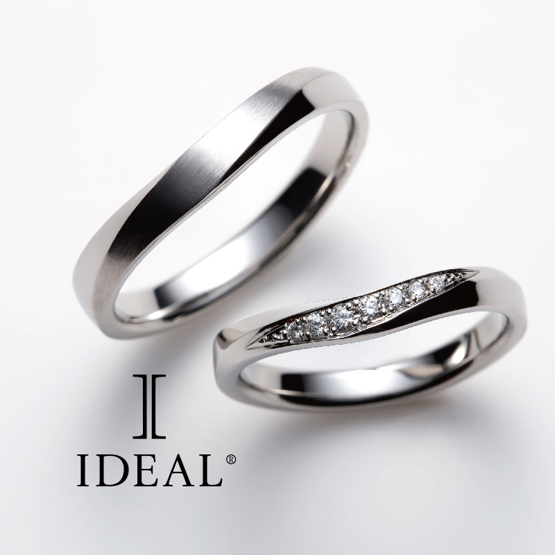 姫路の鍛造製法の結婚指輪アイデアルプリュフォールのエテルネル
