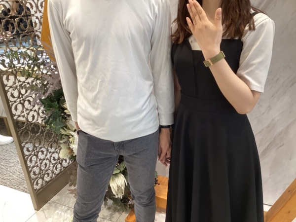 長野県・東京都より アムールアミュレットの婚約指輪をご成約頂きました