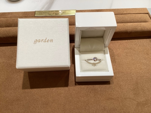 和歌山県和歌山市｜O様 garde和歌山オリジナルの婚約指輪をご成約いただきました