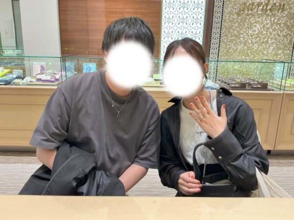 【大阪府・北区】insembre（インセンブレ）の婚約指輪をご成約