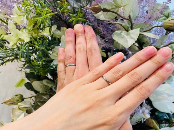 滋賀県大津市・栗東市｜フィッシャーの結婚指輪をご成約いただきました