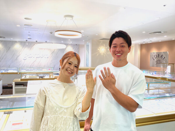 大阪府阪南市よりご来店　FISCHER（フィッシャー）の結婚指輪を