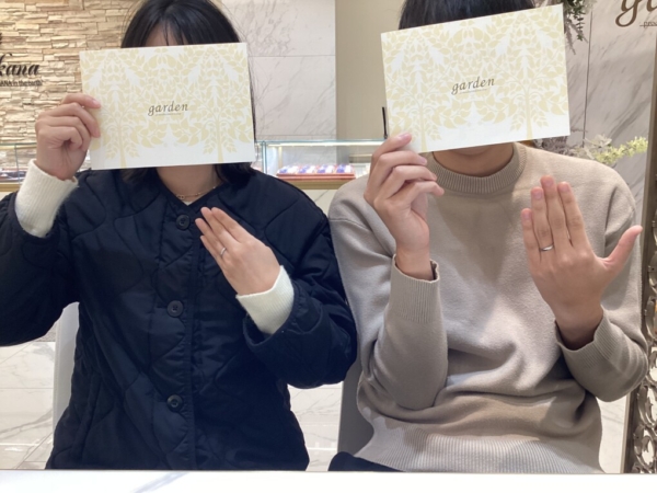 京都市西京区 ドイツの鍛造ブランド フィッシャーの結婚指輪をご成約頂きました