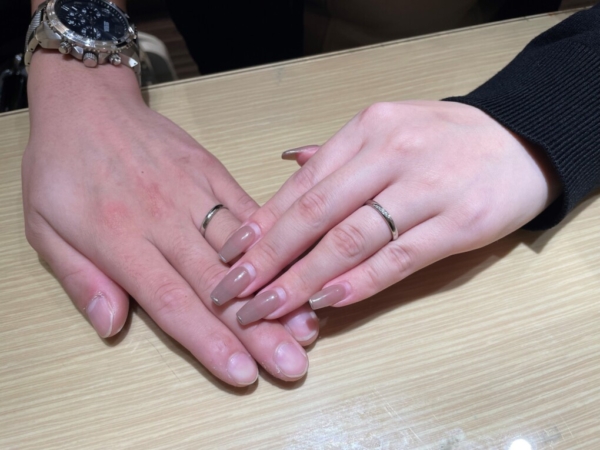 兵庫県姫路市｜LAZAREDIAMONDの結婚指輪をご成約頂きました。