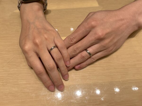 兵庫県・尾崎市　FISCHER（フィッシャー）の結婚指輪をペアでご