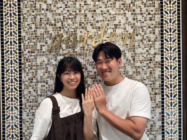 滋賀県大津市 ご紹介でご来店 フィッシャーの結婚指輪とアイデアルプ