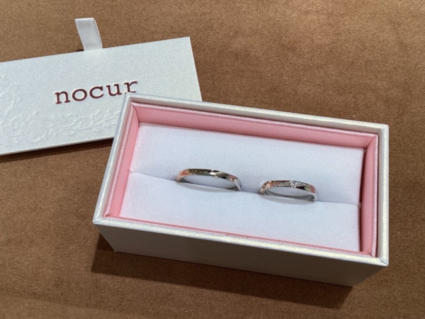 和歌山県田辺市：ノクルの結婚指輪をご成約頂きました。