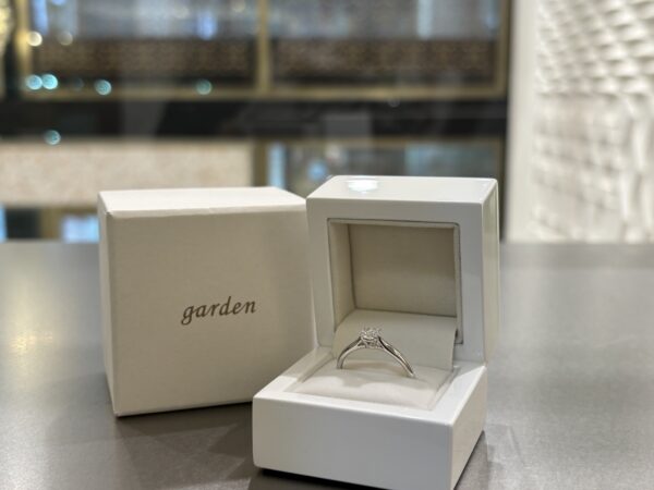兵庫県揖保郡太子町からご来店「gardenオリジナル」の婚約指輪を